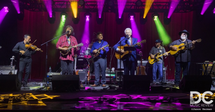Leftover Salmon with members of The Del McCoury band