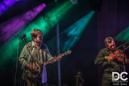 Leftover Salmon with members of The Del McCoury band