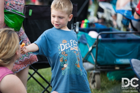 Fans were definitely enjoying the music today!