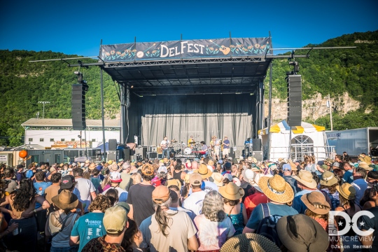 The Potomac Stage was as crowded as we have ever seen it when The California Honeydrops performed on Day 4