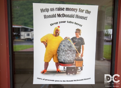 The Bluegrass Chicken Man could be found everywhere!  Not only that, but his cause to help the Ronald McDonald house
