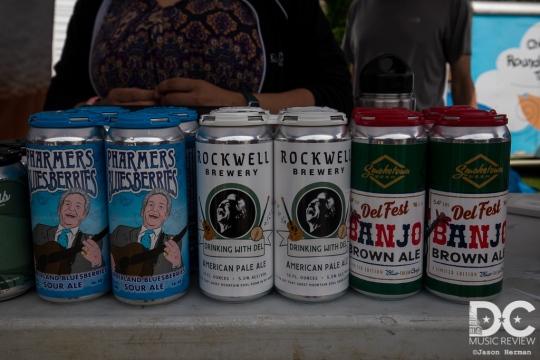 Beer vendors certainly enjoyed making DelFest and Del specific beer.