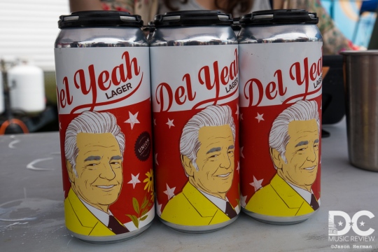 Beer vendors certainly enjoyed making DelFest and Del specific beer.