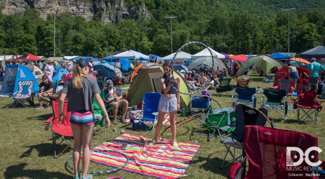 With lovely and dry days the Grandstand was filled with leisurely summertime activities.