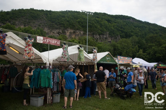 The vendor row was filled with life and amazing goods and services