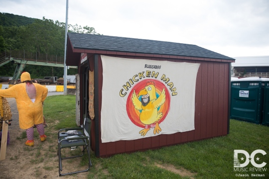 The Bluegrass Chicken Man could be found everywhere!