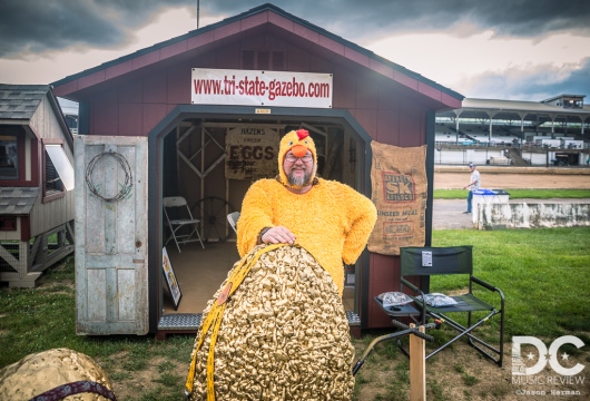 The Bluegrass Chicken Man could be found everywhere!