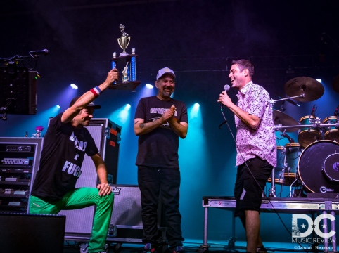 Marc Brownstein &amp; Ryan Stasik  present Ari Fink the Sirius XM Jam On Fantasy Football League Trophy