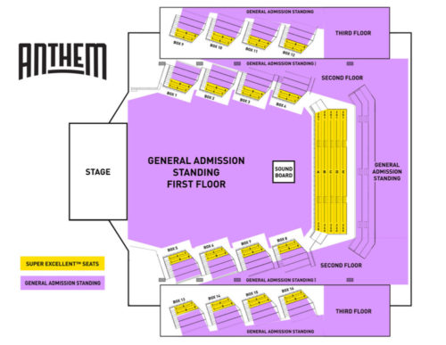 Anthem Seating Chart