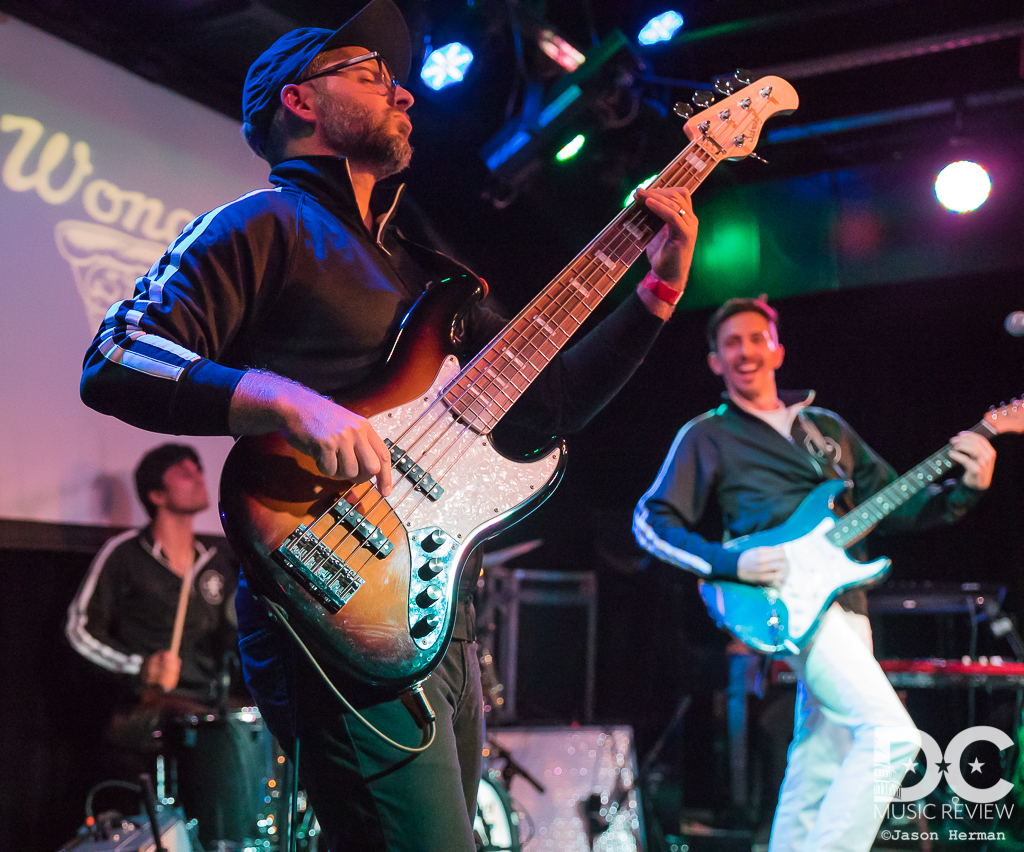 The optimist, Cory Wong enjoying every minute on stage.