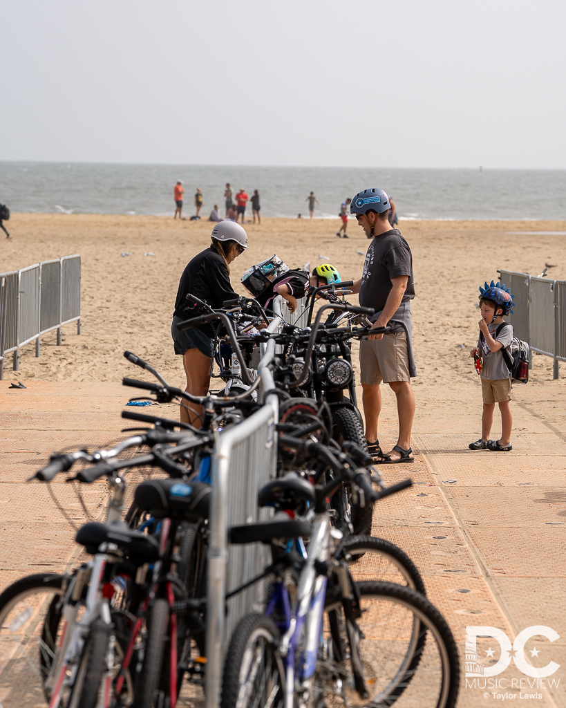 People enjoying the Boardwalk of Ocean City, MD