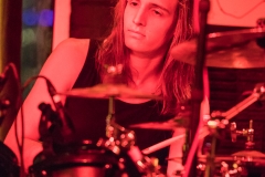 The house drummer looking contemplative.