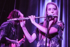 Another view of the flutist on stage tonight.