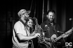 Patrick Rainey, Natalie Cressman, and Chris Jacobs