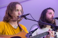 Billy Strings & Billy Failing performing at The eTown Stage