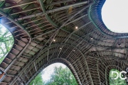 Another view from inside this pavilion. The architects ensured that the venue was beautiful from the inside and out.