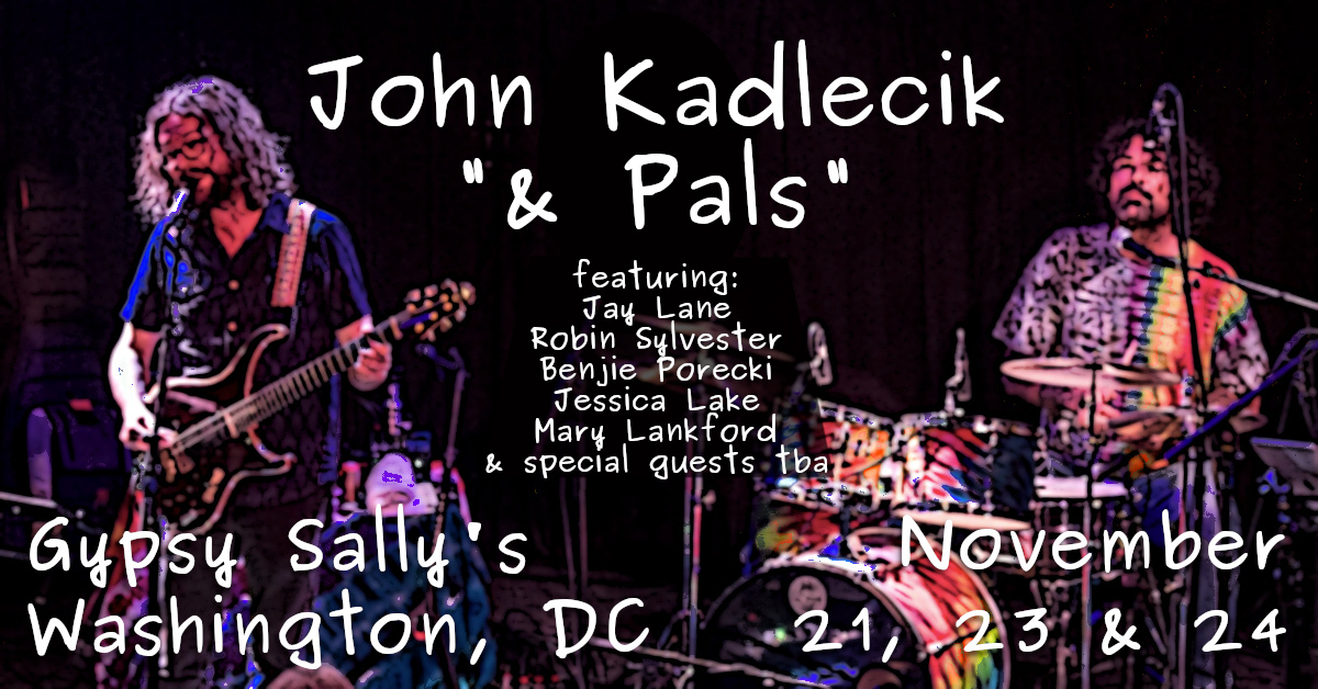 John Kadlecik & Pals Announce Thanksgiving Gypsy Sally’s Run (Photo Credit: Jay Blakesberg)