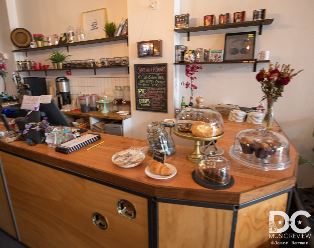 Songbyrd Cafe's Coffee Bar with Plenty of Snacks Available