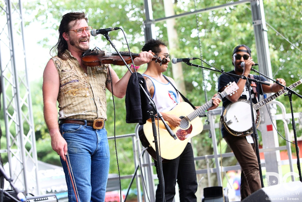 Whiskey Shivers performs at Hot August Music Festival