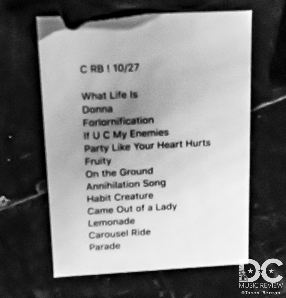 Rubble Bucket U Street Music Hall Setlist