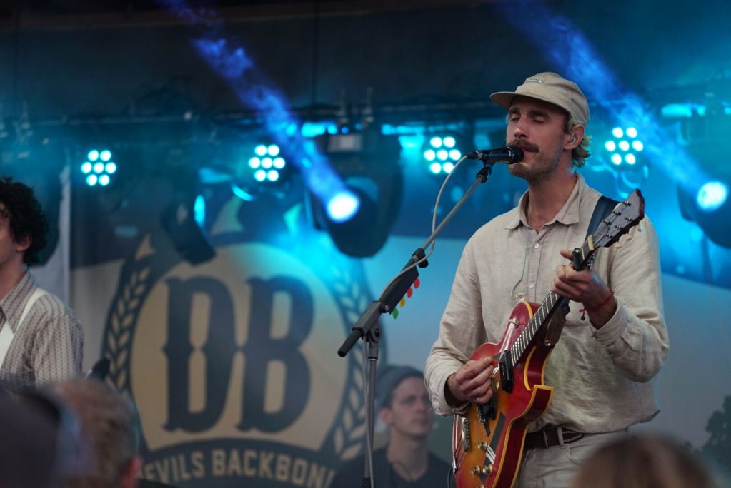 Rayland Baxter at Hoopla Festival (Image Courtesy of Devils Backbone Brewing Co.)