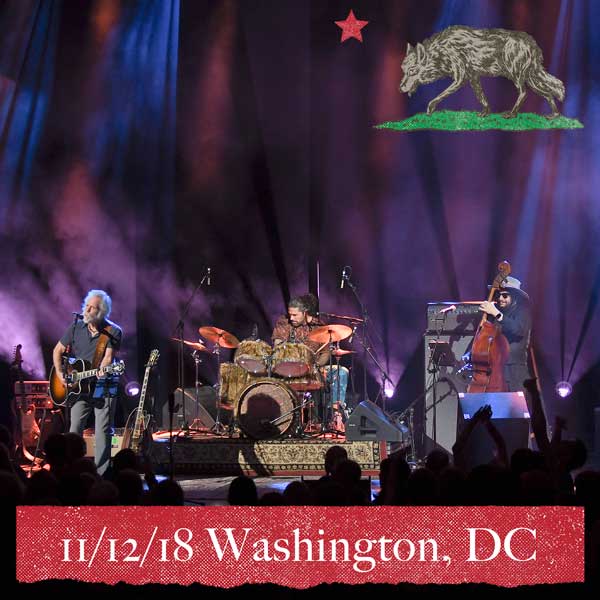 Bob Weir and Wolf Bros 11/12/18 Warner Theatre, Washington, DC