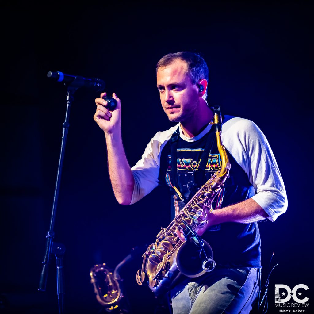 Rob Ingraham of The Revivalists on Saxophone