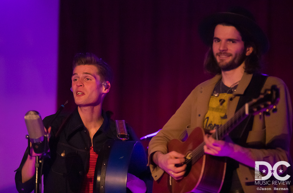 Brothers Alfie and Harry Hudson-Taylor of Hudson Taylor perform at City Winery DC
