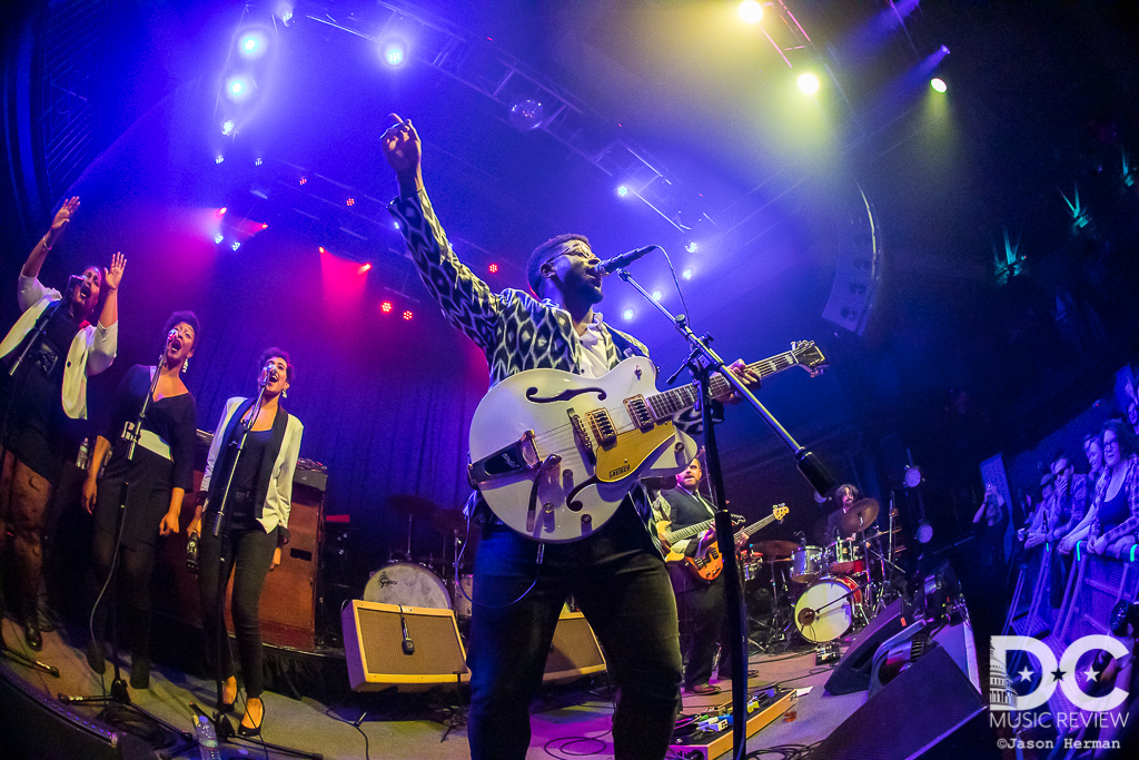 Stephane Detchou of AZTEC SUN gets his FUNK on at the 9:30 Club