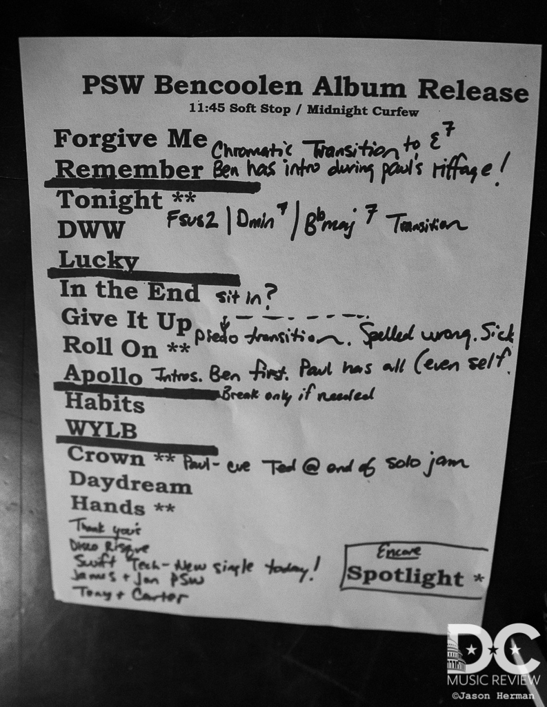 Bencoolen Setlist for March 1, 2019