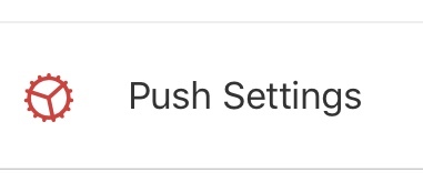 DC Music Review Menu Push Settings