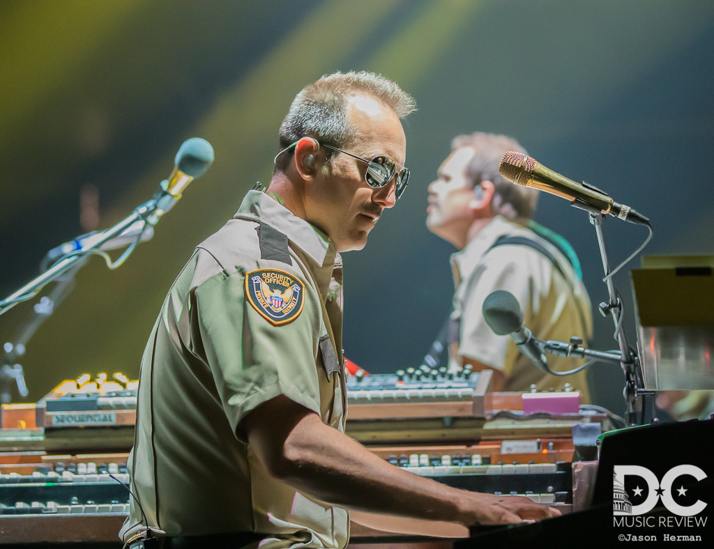 Joel Cummins of Umphrey McGee performs at The Anthem