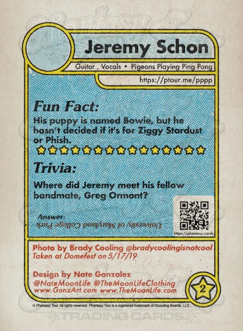 Jeremy Schon - Pigeons Playing Ping Pong (Back)