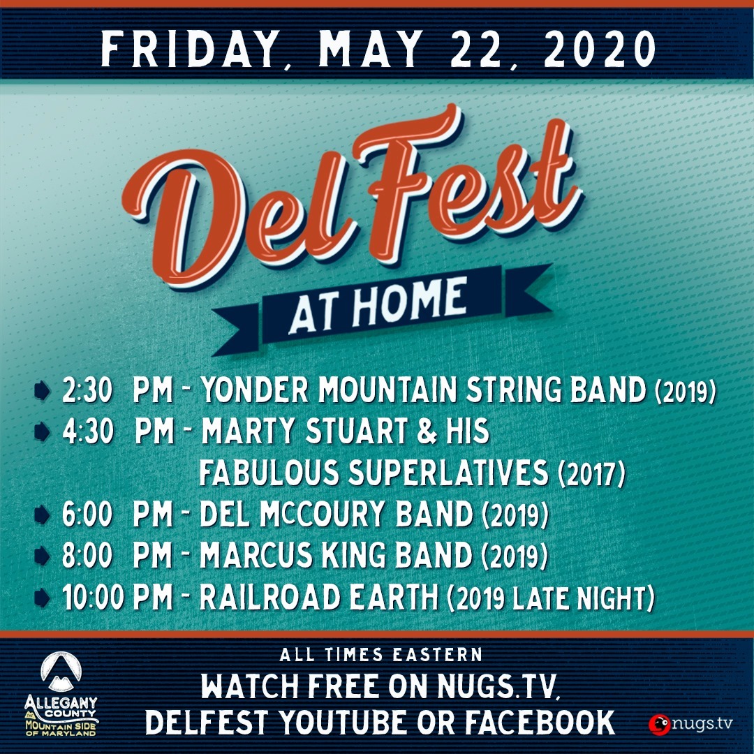 DelFest at Home - Friday, May 22, 2020