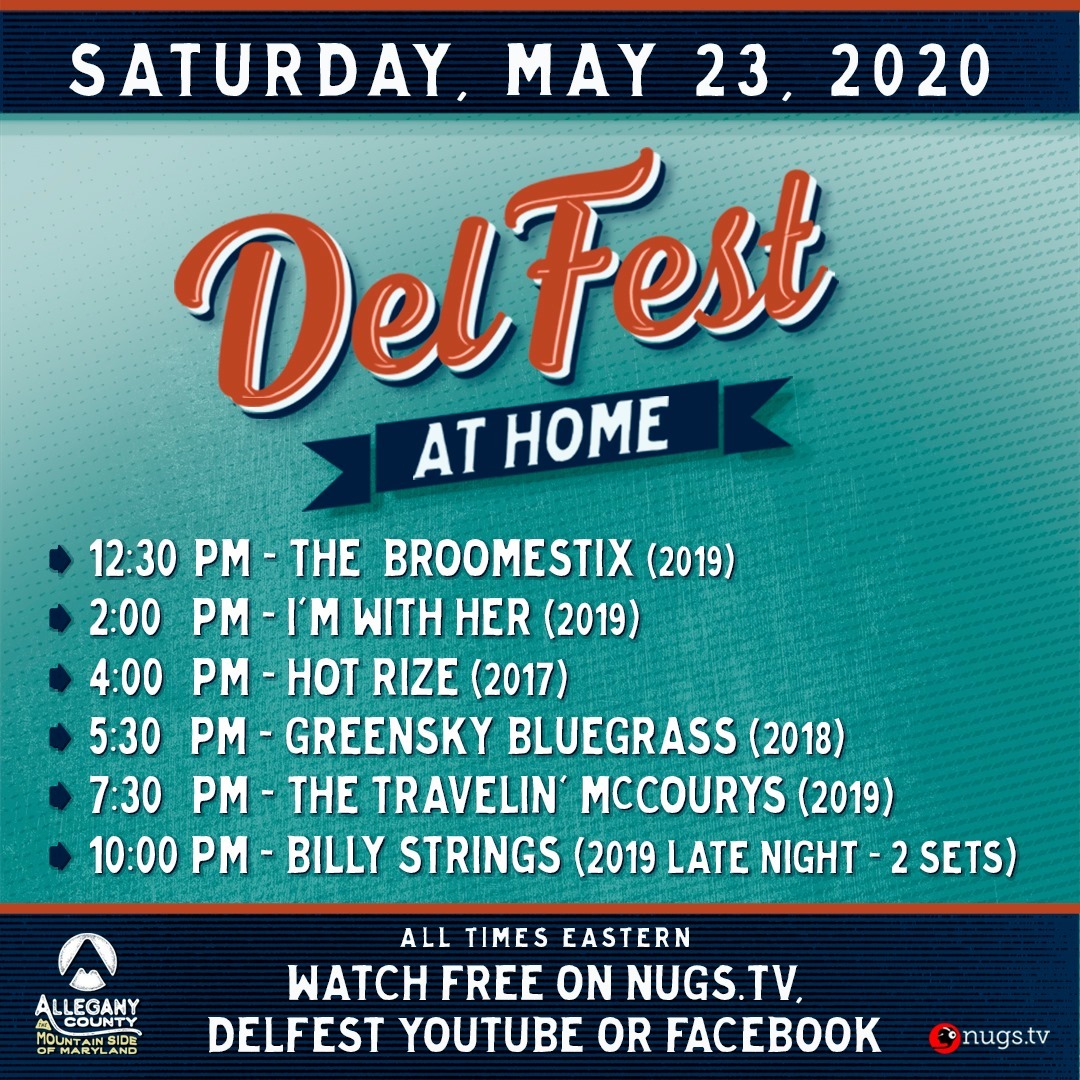 DelFest at Home - Saturday, May 23, 2020