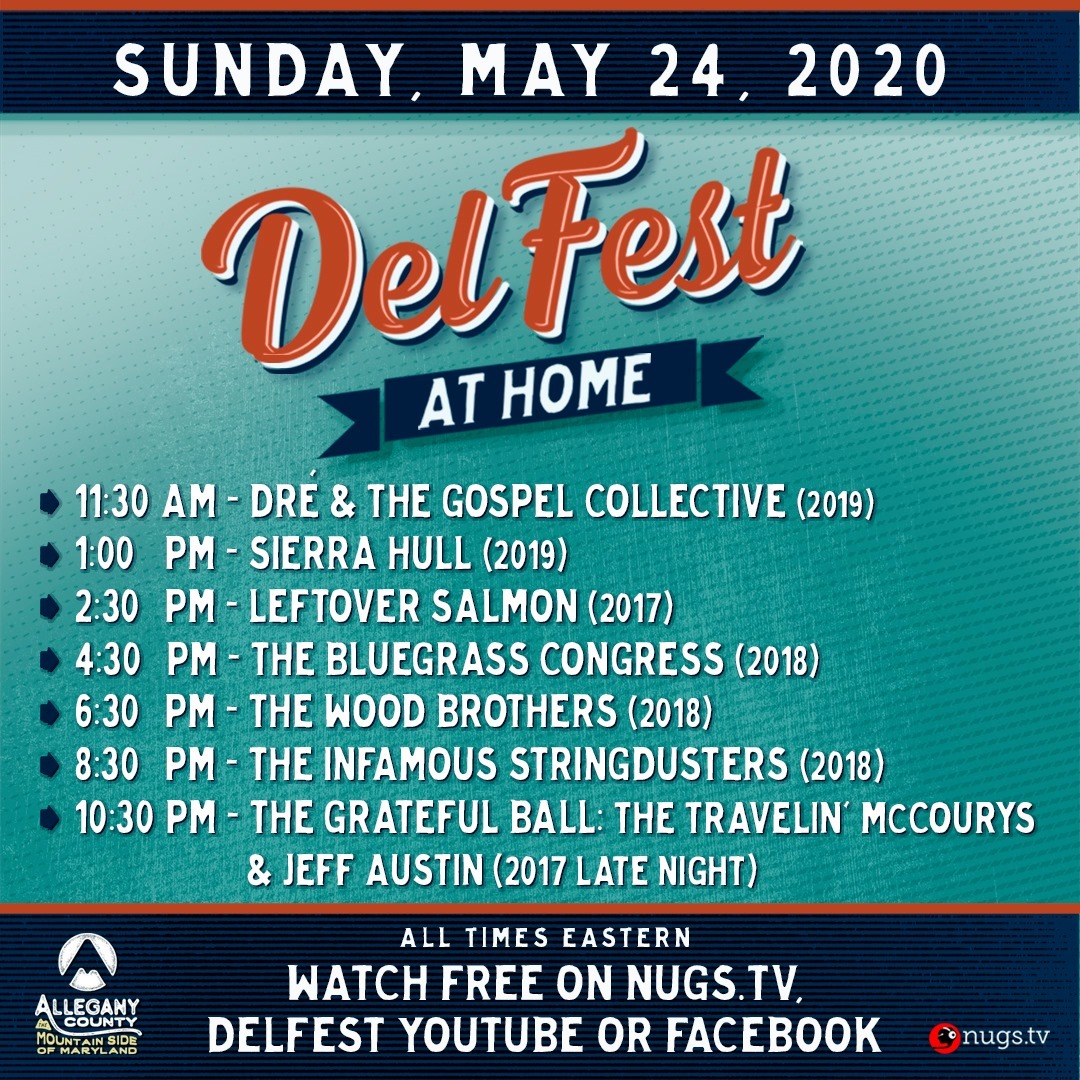 DelFest at Home - Sunday, May 24, 2020