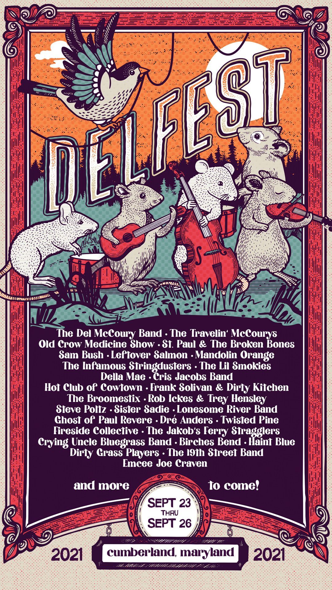 DelFest 2021 - Initial Lineup