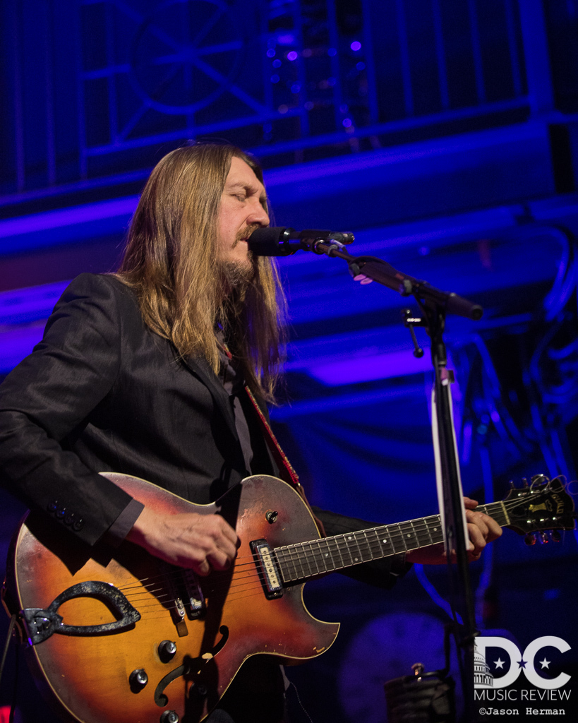 Oliver Wood of The Wood Brothers performs at the 9:30 Club