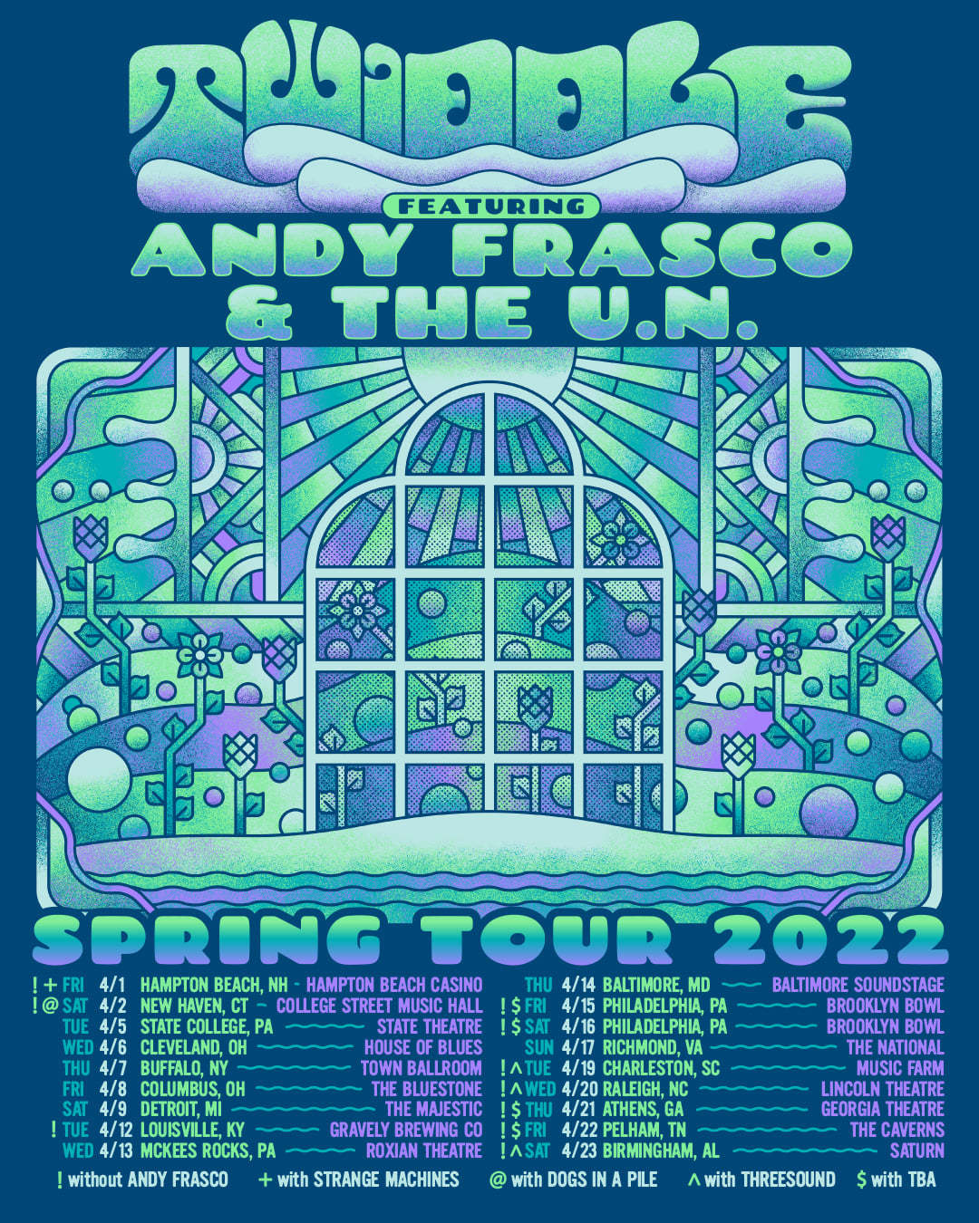 Twiddle Spring Tour 2022 Featuring Andy Frasco