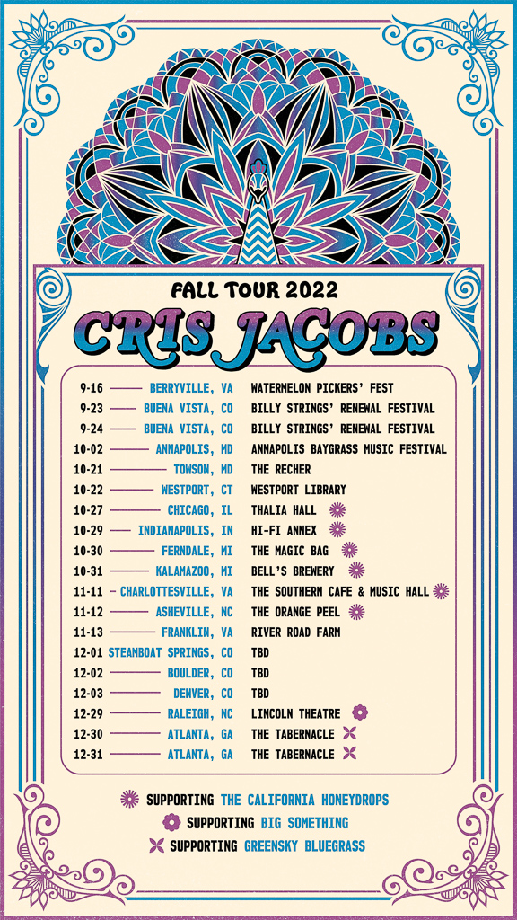 Cris Jacobs Fall 2022 Tour