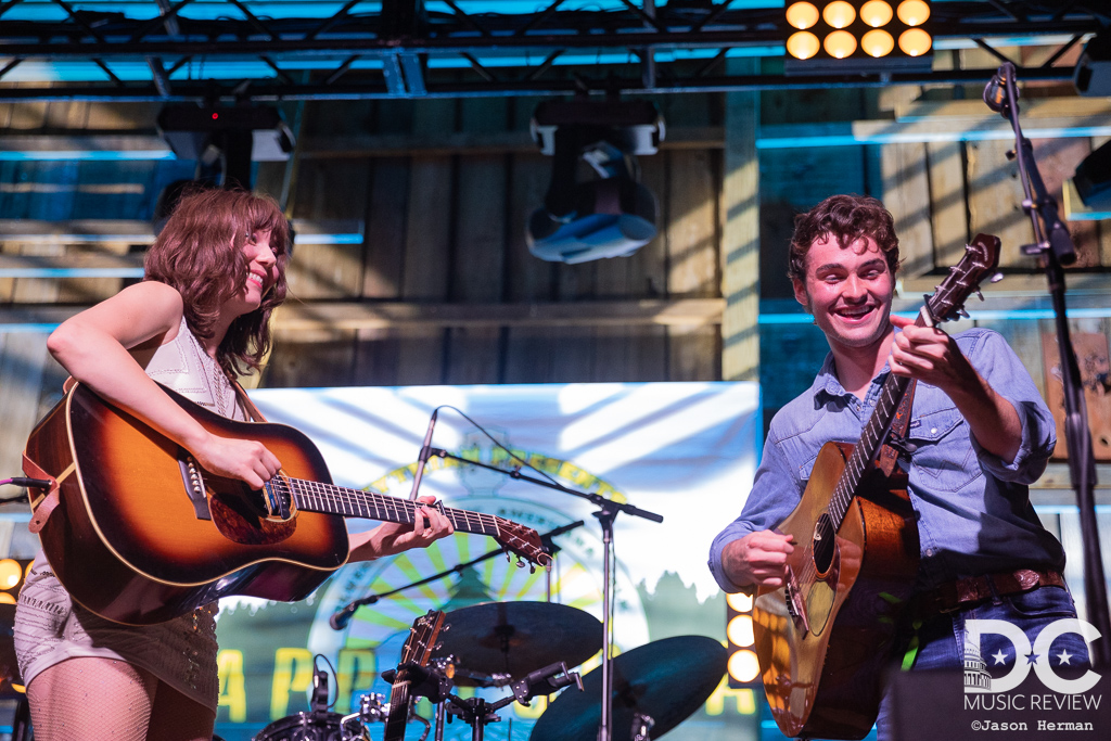 Presley Barker performs with Molly Tuttle