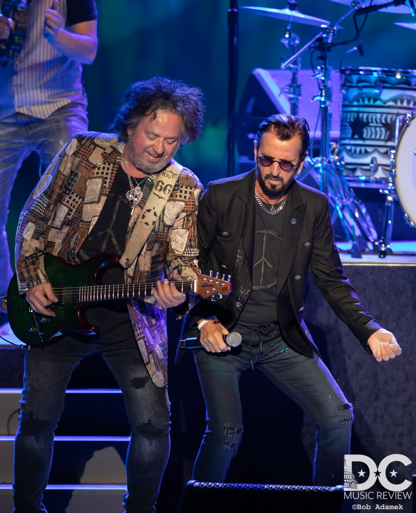 Steve Lukather and Ringo Starr tearing it up early at The Lyric