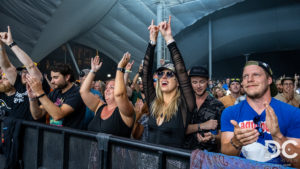 The crowd at Pier 6 Pavilion