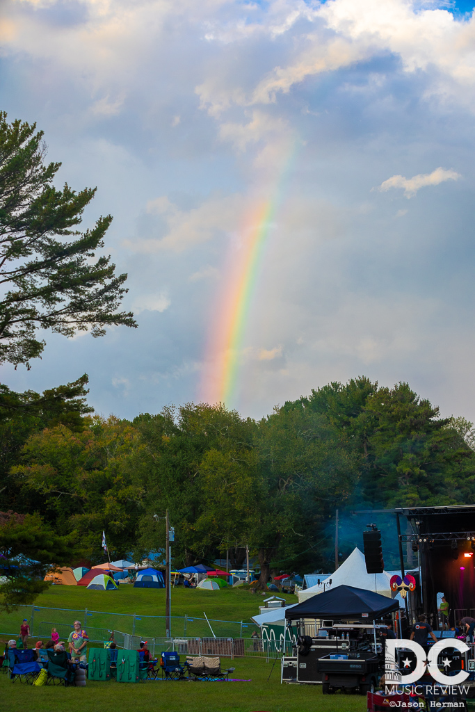 A rainbow over Ramble Festival was a spectacular sign of a stupendous festival to come!