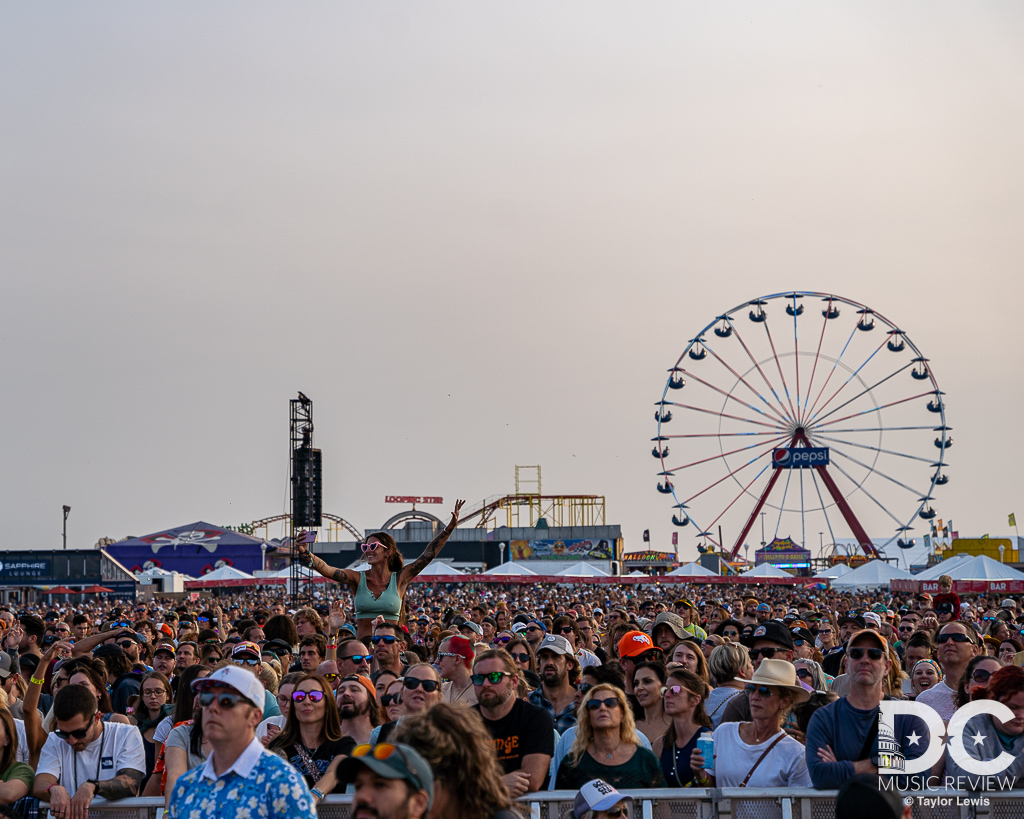 The boardwalk provided an excellent backdrop to Oceans Calling Festival