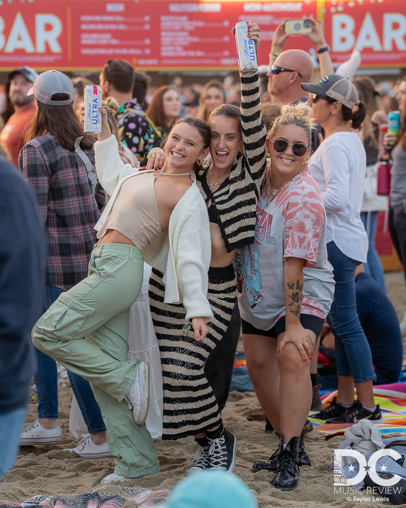 People enjoying the festival