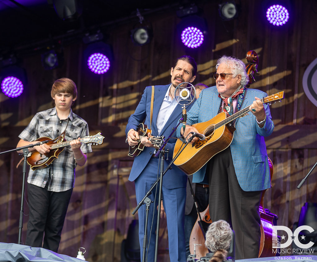 Wyatt Ellis sharing the stage with Peter Rowan