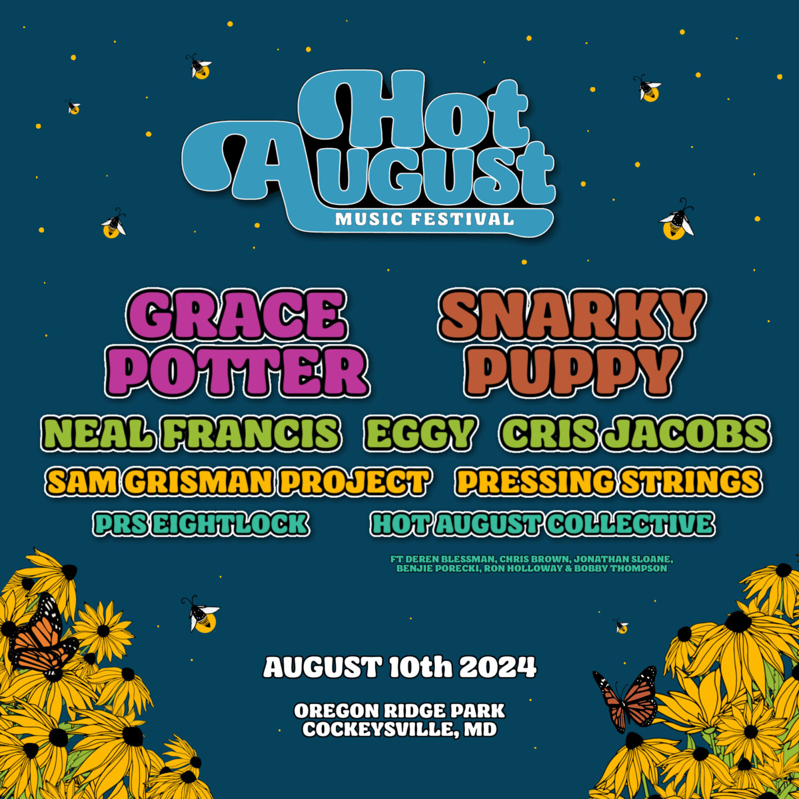 Hot August Music Festival 2024 Lineup