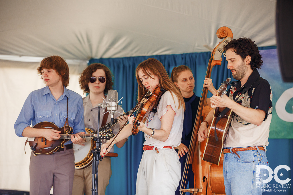 Wyatt Ellis performs at GreyFox Bluegrass Festival in 2024