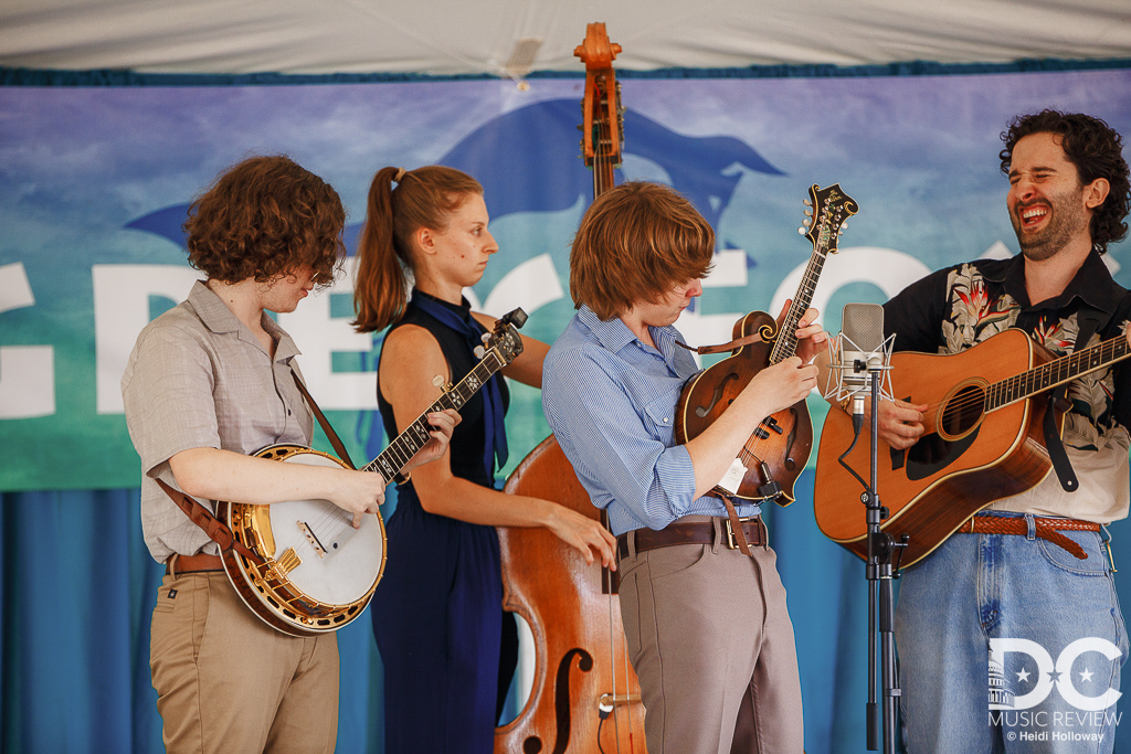 Wyatt Ellis performs at GreyFox Bluegrass Festival in 2024